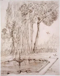 Fonte Ornamental em Serai Garden, Constantinopla, de 