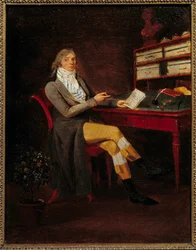 Retrato de Charles Maurice de Talleyrand Perigord (1754 - 1838), político francês. Pintura de Jean Francois de Garneray (1755 - 1837).