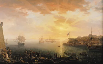 Vista do Porto de Brest, 1796