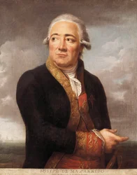 Retrato do Almirante espanhol José de Mazarredo Salazar (1745-1812), Pintura de Jean Francois Marie Bellier (1745-1836) 1783 Madrid. Museu Naval