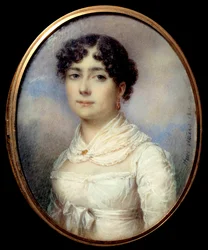 Retrato da aventura inglesa Sophie Dawes, Baronesa de Feucheres
