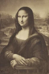 Millets Desenho da Mona Lisa, 1854-55 (albumen silver print)