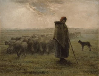 Pastora e o seu rebanho, 1862-63