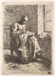A costureira, 1853.