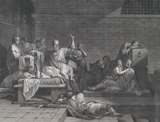 A Morte de Sócrates, 1790.