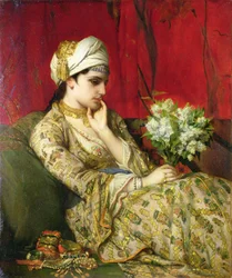 A Odalisca (óleo sobre tela colocado a bordo)