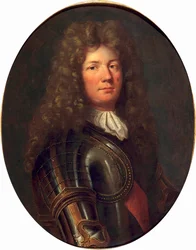 Retrato de Vauban Sebastien o Prestre (1633-1707), marechal da França. Pintura de François De Troy (1645-1730). Museu de Versalhes.