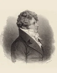 Retrato do pianista e compositor Daniel Steibelt 1765-1823 , 1834.