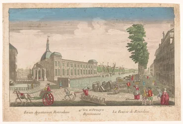 Gezicht op de Beurs te Rotterdam
47e. Vista óptica da Bolsa de Valores de Roterdão (título sobre o objecto)