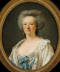 Retrato de Madame Geoffrin 1699-1777, 1787.