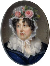 Pulseira com retrato de Lady Susan Murray