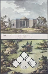 Pavilhão no jardim inglês, 1795