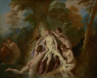 Diana e suas ninfas tomando banho, 1722-4
