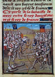 Batalha de Crecy, miniatura de Froissart
