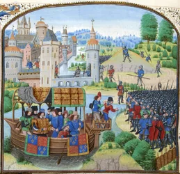 Jean Froissart, Crónicas, 154v, 12148 btv1b8438605hf336, colheita