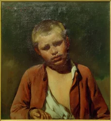 Jovem mendigo