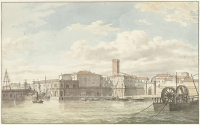 O porto de Civitavecchia