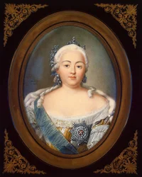 Retrato da imperatriz Elisabeth Petrovna 1709-1762