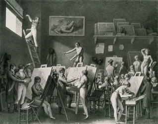 O estúdio de Jacques Louis David (1748-1825)