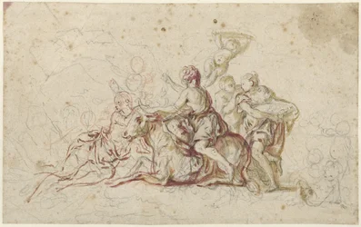 Europa raptada por Júpiter a coberto de um touro (?)