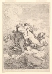 Cena mitológica, possivelmente Diana Seducing Callisto, ca. 1764