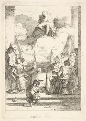 O Banquete de Antônio e Cleópatra, c. 1764.