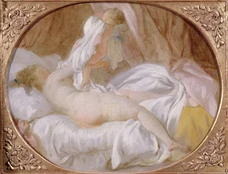 O Chemise Removed ou The Lady Undressing, antes de 1778