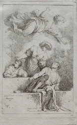 Os discípulos no túmulo, 1764.