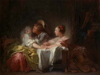 O beijo roubado, c. 1760.