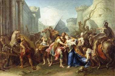 Hector se despede de Andrômaca, 1727