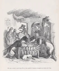 Assim que pus os pés na ilha... das Cenas da Vida Privada e Pública..., ca. 1837-47.