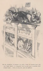 Eu tinha ido a Londres para ver um membro da realeza, mas só vi a parte de trás da cabeça de outra pessoa. de..., 1843.