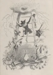 Ilustração em Jérôme Paturot, de Louis Reybaud, Paris, 1846, ca. 1846.