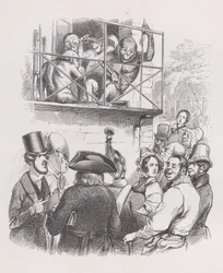 Orangotangos de The Complete Works of Béranger, 1836.