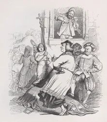 O Violinista de Meudon de The Complete Works of Béranger, 1836.