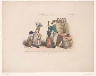 Mulher burra encomenda de pato na mercearia
Donnez moi une demi once du métique pour not