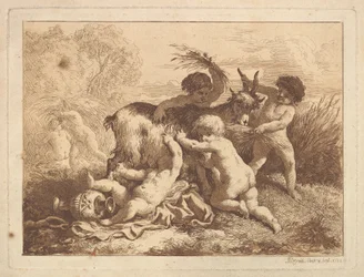 The Young Harvesters and the Goat, em álbum cont..., 1782.