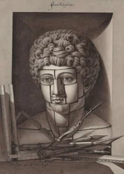 Frontispício do novo método aplicado aos princípios elementares do desenho, 1792.
