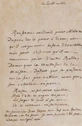 Correspondência entre Jean-Jacques Rousseau e Louise Dupin (cerca de 1754) (A05)