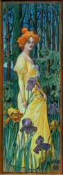A mulher com íris