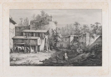 Paisagem com Farrier, Vista de Terrebasse, França, 1808.