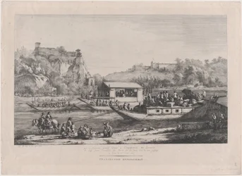 Papa Pio VII no Saône, 1805.