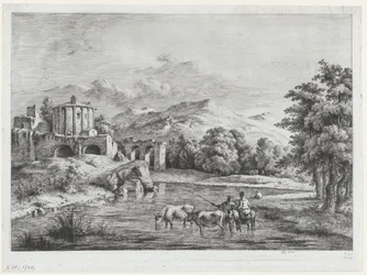 Vista do Templo de Vesta, 1774.