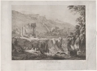 Vista do Templo da Sibila Tiburtina, 1809.