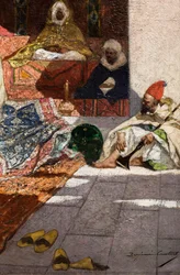 Presentes de um paxá (pormenor), antes de 1883 (óleo sobre tela)