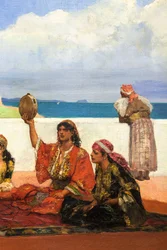 A dança do lenço (pormenor), ca. 1880 (óleo sobre tela)