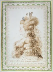 Retrato de Maria Antonieta 1755-1793, arquiduquesa da Áustria e rainha da França..., 1780.