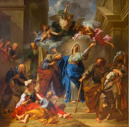 Francês: La Visitation de la Vierge (Le Magnificat) Visitação da Virgem, de Jean Jouvenet