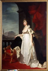 Retrato da Imperatriz Elisabeth Alexeievna (Elizabeth Alexeievna, Princesa Louise Augusta de Baden