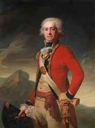 Tenente-coronel Francis Richardson, 1º guarda de pés, 1792
